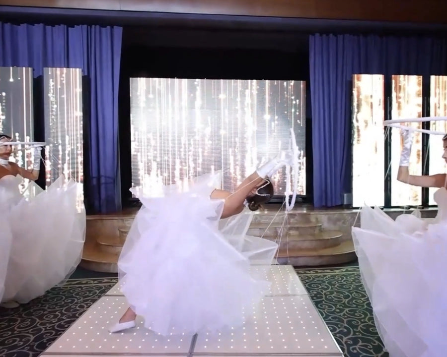 Circus Bride Entrance