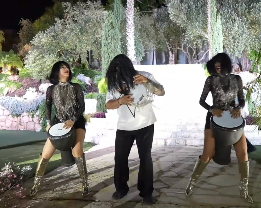 Percussion Show During Party
